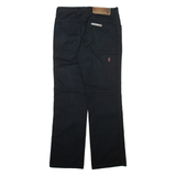 PSYCHO INTERNATIONAL Womens Trousers Black Regular Bootcut W30 L31