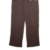 TREVOLUTION Detachable Legs Mens Trousers Brown Regular Straight W30 L31