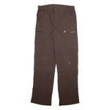 TREVOLUTION Detachable Legs Mens Trousers Brown Regular Straight W30 L31