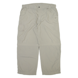 SALEWA Detachable Legs Mens Trousers Beige Relaxed Straight W36 L27