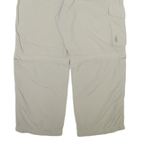 SALEWA Detachable Legs Mens Trousers Beige Relaxed Straight W36 L27