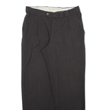 MEYER Mens Trousers Black Relaxed Straight Wool W30 L29