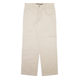 DOCKERS Mens Trousers Cream Slim Straight W32 L32