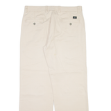 DOCKERS Mens Trousers Cream Slim Straight W32 L32