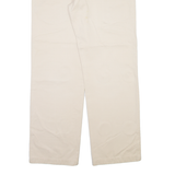 DOCKERS Mens Trousers Cream Slim Straight W32 L32