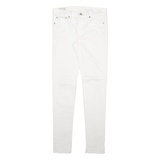 POLO RALPH LAUREN Womens Trousers White Slim Skinny W29 L32