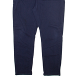 KANGOL Mens Trousers Blue Relaxed Tapered W40 L29