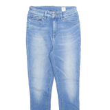 TOMMY HILFIGER Womens Jeans Blue Regular Skinny Stone Wash W24 L26