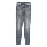 CALVIN KLEIN JEANS Mens Jeans Grey Regular Skinny Charcoal Wash W28 L34