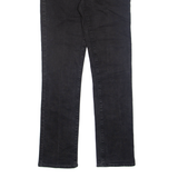LEVI'S Womens Jeans Black Regular Straight W26 L30