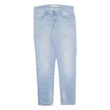 CALVIN KLEIN JEANS Womens Jeans Blue Regular Tapered Stone Wash W32 L32