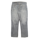 LEVI'S Mens Jeans Grey Regular Straight W32 L29