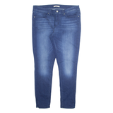 LEVI'S Womens Jeans Blue Regular Skinny Stone Wash W33 L28