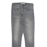 LEVI'S Womens Jeans Grey Regular Skinny W29 L29