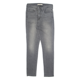 LEVI'S Womens Jeans Grey Regular Skinny W29 L29