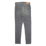 LEVI'S Womens Jeans Grey Regular Skinny W29 L29