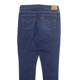 LEVI'S Womens Jeans Blue Regular Skinny Stone Wash W33 L32
