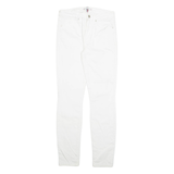 TOMMY HILFIGER Mens Jeans White Regular Skinny W28 L32