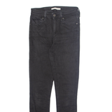 LEVI'S Womens Jeans Black Regular Skinny W26 L30