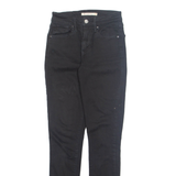 LEVI'S Womens Jeans Black Regular Skinny W24 L30