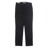 LEVI'S Womens Jeans Black Regular Straight W29 L30