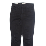LEVI'S Womens Jeans Black Regular Skinny W31 L29