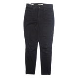 LEVI'S Womens Jeans Black Regular Skinny W31 L29