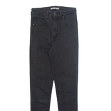 LEVI'S Womens Jeans Black Regular Skinny W28 L30