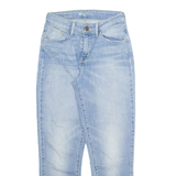 LEVI'S Womens Jeans Blue Regular Tapered Stone Wash W23 L24