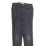 LEVI'S Womens Jeans Grey Regular Tapered Stone Wash W26 L28