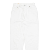 LEVI'S Mens Jeans White Relaxed Tapered W26 L30