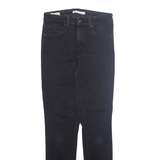 LEVI'S Womens Jeans Black Regular Tapered W28 L30