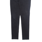 LEVI'S Womens Jeans Black Regular Skinny W29 L30