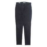 LEVI'S Womens Jeans Black Regular Skinny W29 L30