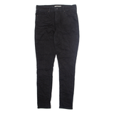 LEVI'S Womens Jeans Black Regular Skinny W32 L32