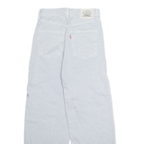 LEVI'S Mens Jeans Grey Relaxed Straight W25 L25