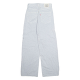 LEVI'S Mens Jeans Grey Relaxed Straight W25 L25