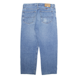 AVIREX Mens Jeans Blue Regular Straight Stone Wash W34 L28