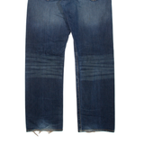 LEVI'S 504 Jeans Distressed Mens Blue Regular Straight W32 L30