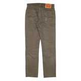 LEVI'S 511 Jeans Mens Green Slim Straight W28 L30