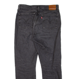 LEVI'S 501 BIG E Jeans Womens Black Regular Straight W29 L28