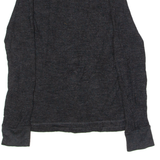 POLO RALPH LAUREN Womens Jumper Black Crew Neck Waffle Knit XL