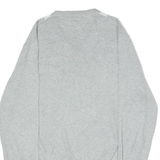 TOMMY HILFIGER Mens Jumper Grey Argyle V-Neck Tight Knit M