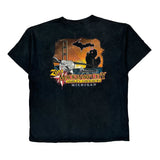 Harley Davidson Graphic T-Shirt - XL Black Cotton