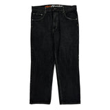 Akademiks Graphic Jeans - 38W 32L Black Cotton