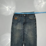 Rock & Roll Hall Of Fame Jeans - 32W 27L Blue Denim