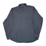 Timberland Checked Shirt - XL Blue Cotton