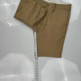 Levis Chino Shorts - 35W 10L Brown Cotton