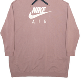 NIKE Womens Brown Hoodie M