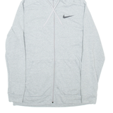 NIKE Mens Green Hoodie Full Zip S